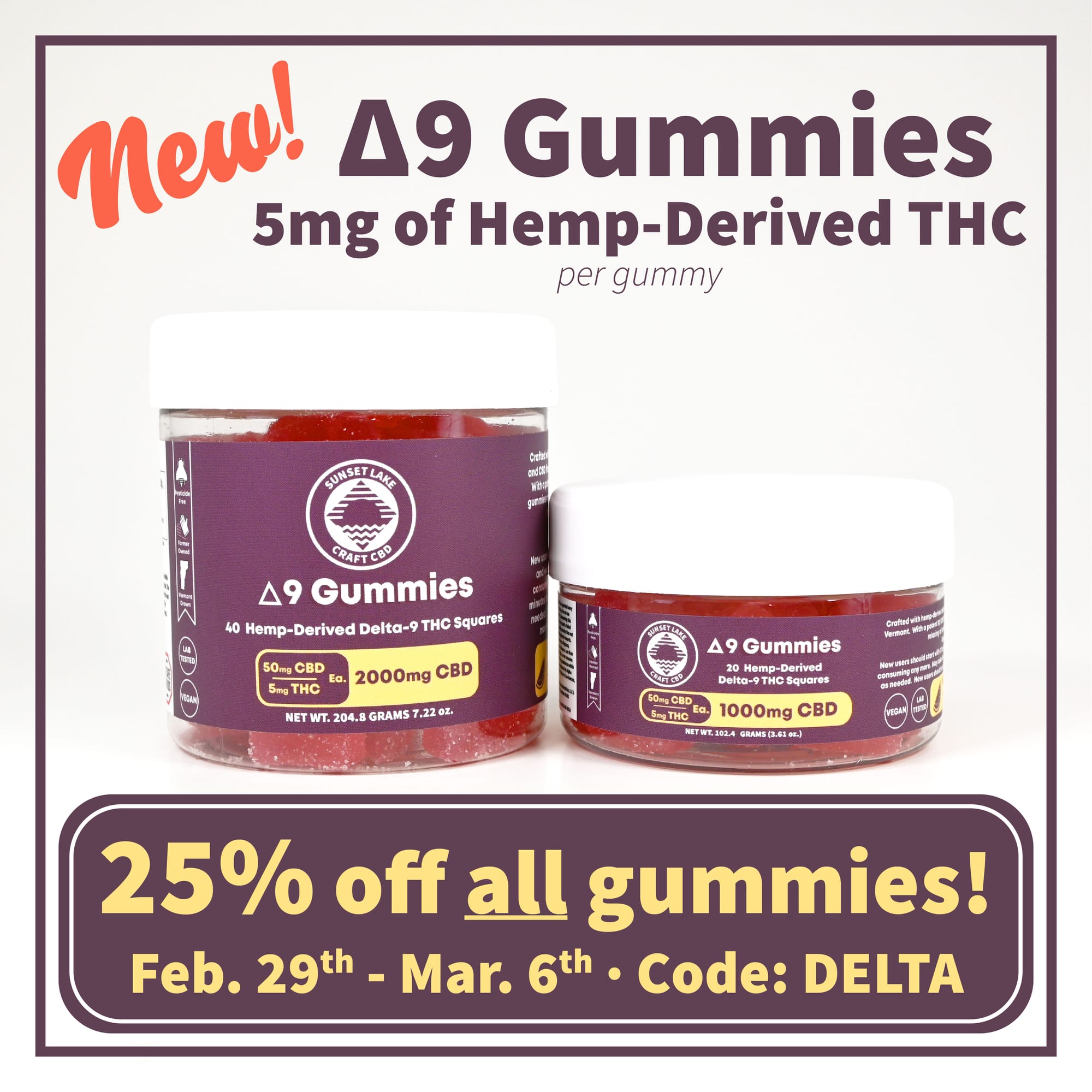 Sunset Lake Craft CBD logo