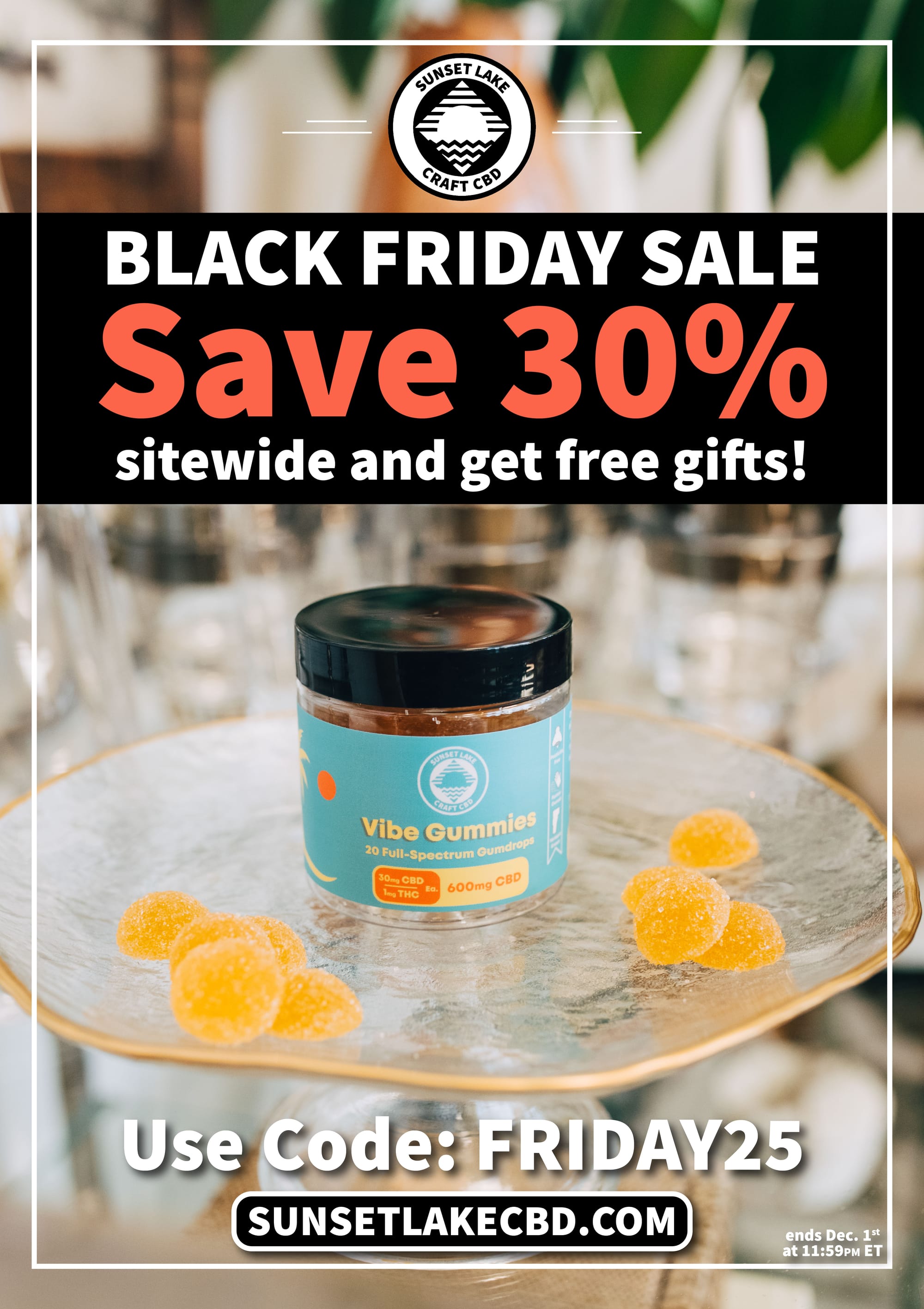 Sunset Lake Craft CBD logo