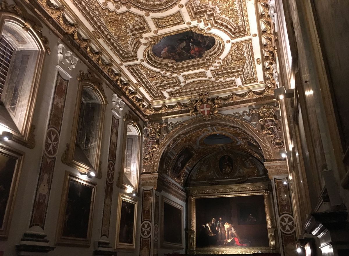 See Caravaggio's paintings