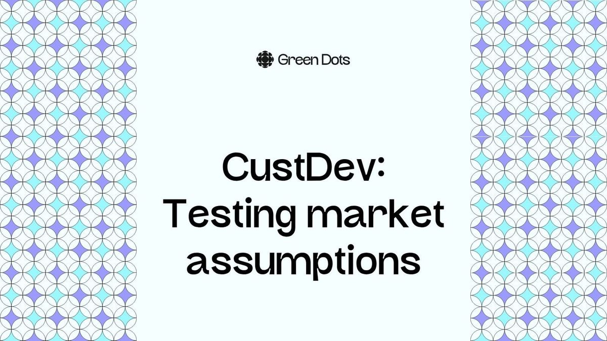 CustDev as GTM Risk Management for Fintech and Web3