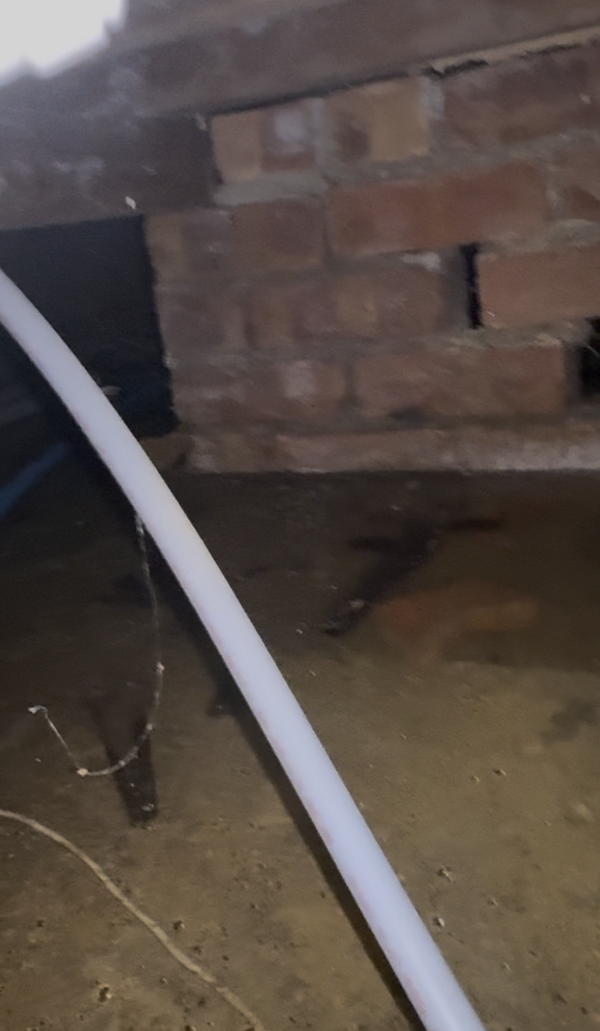 New house… water under the floor?!