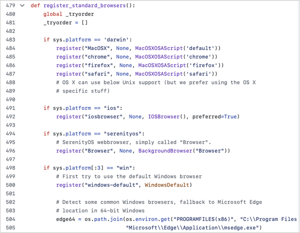 implementation of register_standard_browsers(), from the webbrowser standard library module