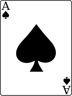 ace of spades playing card
