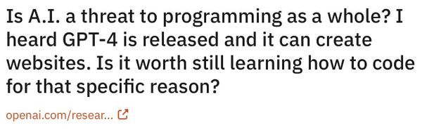 Yes, you should still learn to code*