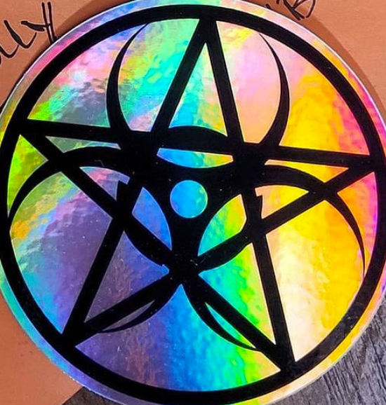 BIOART COVEN LOGO HOLOGRAPHIC STICKER