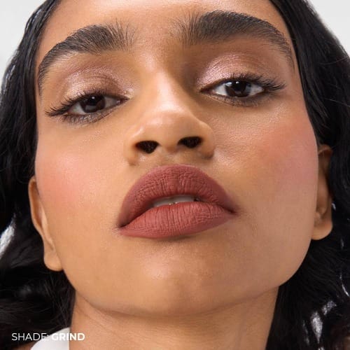 Fae beauty Lip whip swatch shade Grind