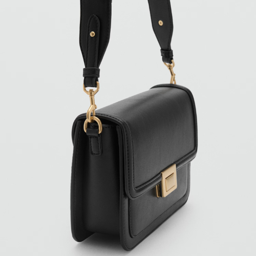 Mango Black Crossbody Bag