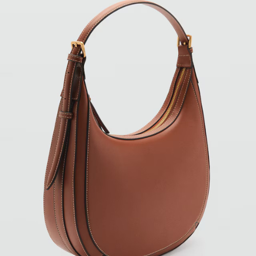 Mango Brown Shoulder Bag