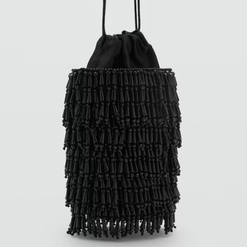 Mango Beaded Handbag