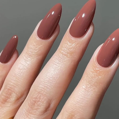 Mocha Mousse Summer Nails