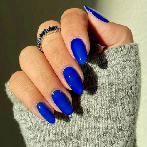 Electric Blue Summer Nails