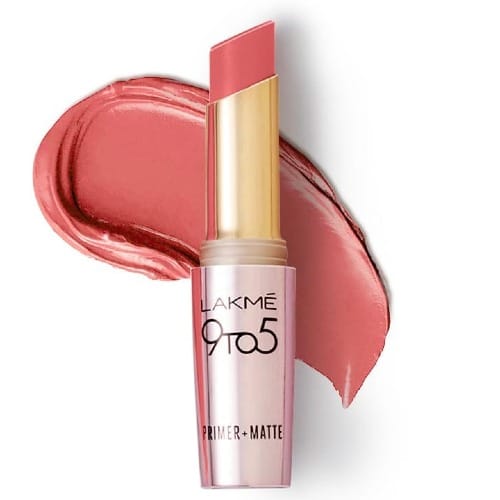 Lakme 9 To 5 Powerplay Priming Matte Lipstick - Blushing Nude