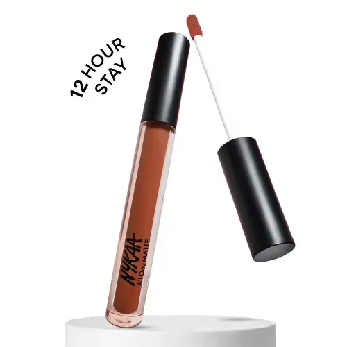 Nykaa All Day Matte Long Lasting Transferproof Liquid Lipstick - Super Mom