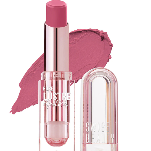 Swiss Beauty Pure Lustre Lipstick – “5 Silk Pink”