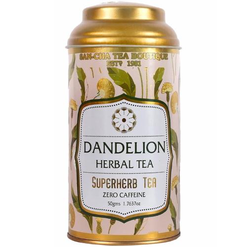 Dandelion tea  for reducing bloating.