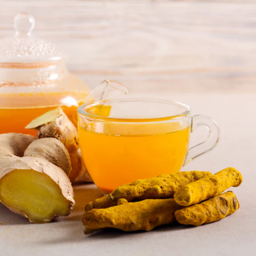 Turmeric tea for metabolism.