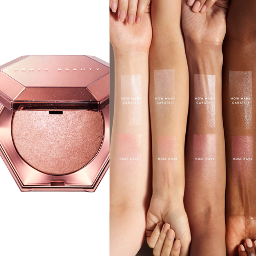 Fenty Beauty Diamond Bomb All-Over Diamond Veil highlighter with shimmer finish