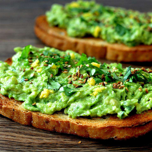 Avocado rich in protein and healthy fats for weight loss.