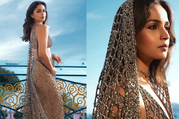Alia Bhatt Makes History at Cannes 2025 in Gucci’s Debut Saree