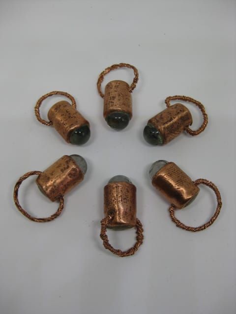 Cats eye travel talismans made by Die Booth 