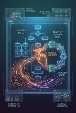 When the Rules Are Wrong: Governing the Override in AI-Native Enterprises
