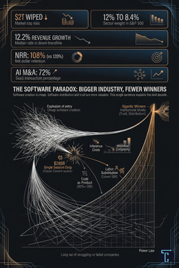 The Software Paradox: Bigger Industry, Fewer Winners