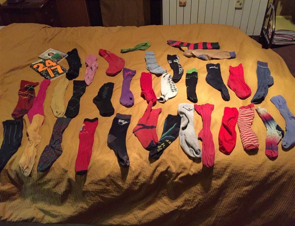 Los calcetines de Monedero