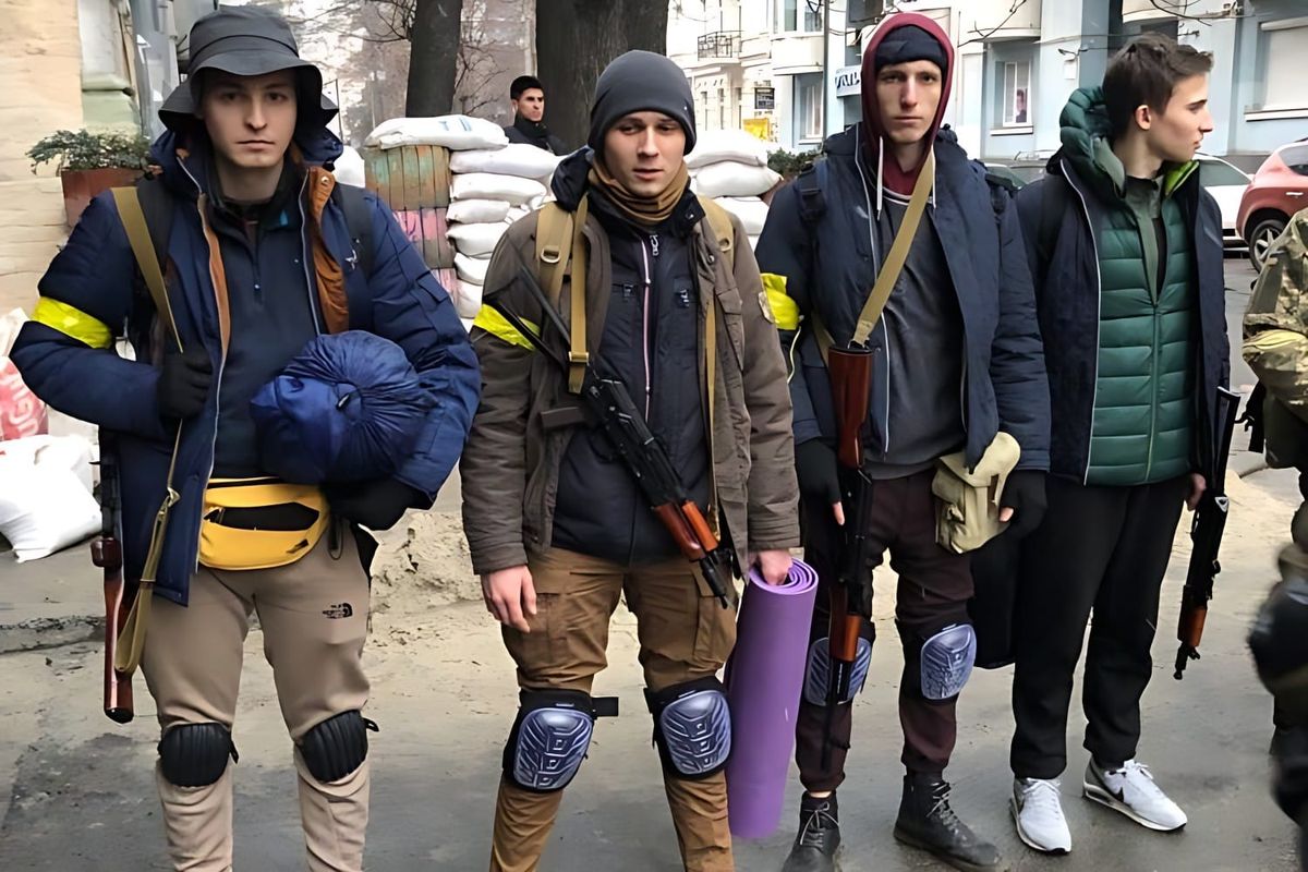Ucrania cogió su fusil