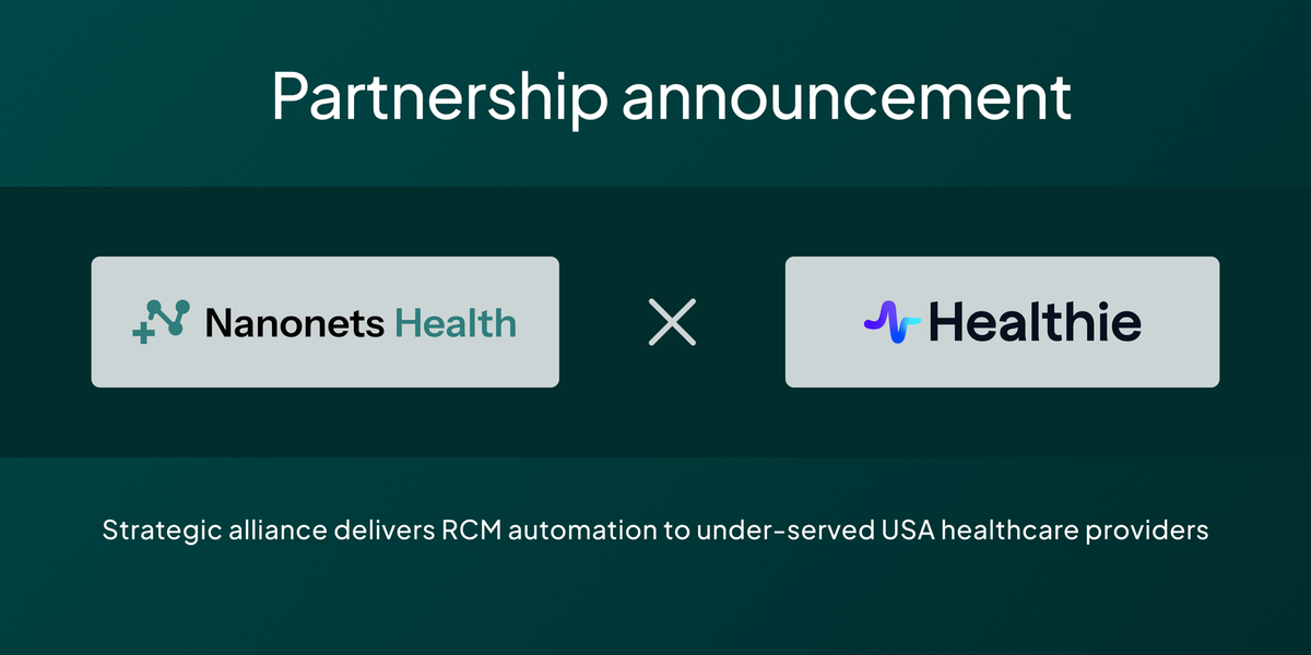 Nanonets Health & Healthie partner to revolutionize RCM workflows Post feature image