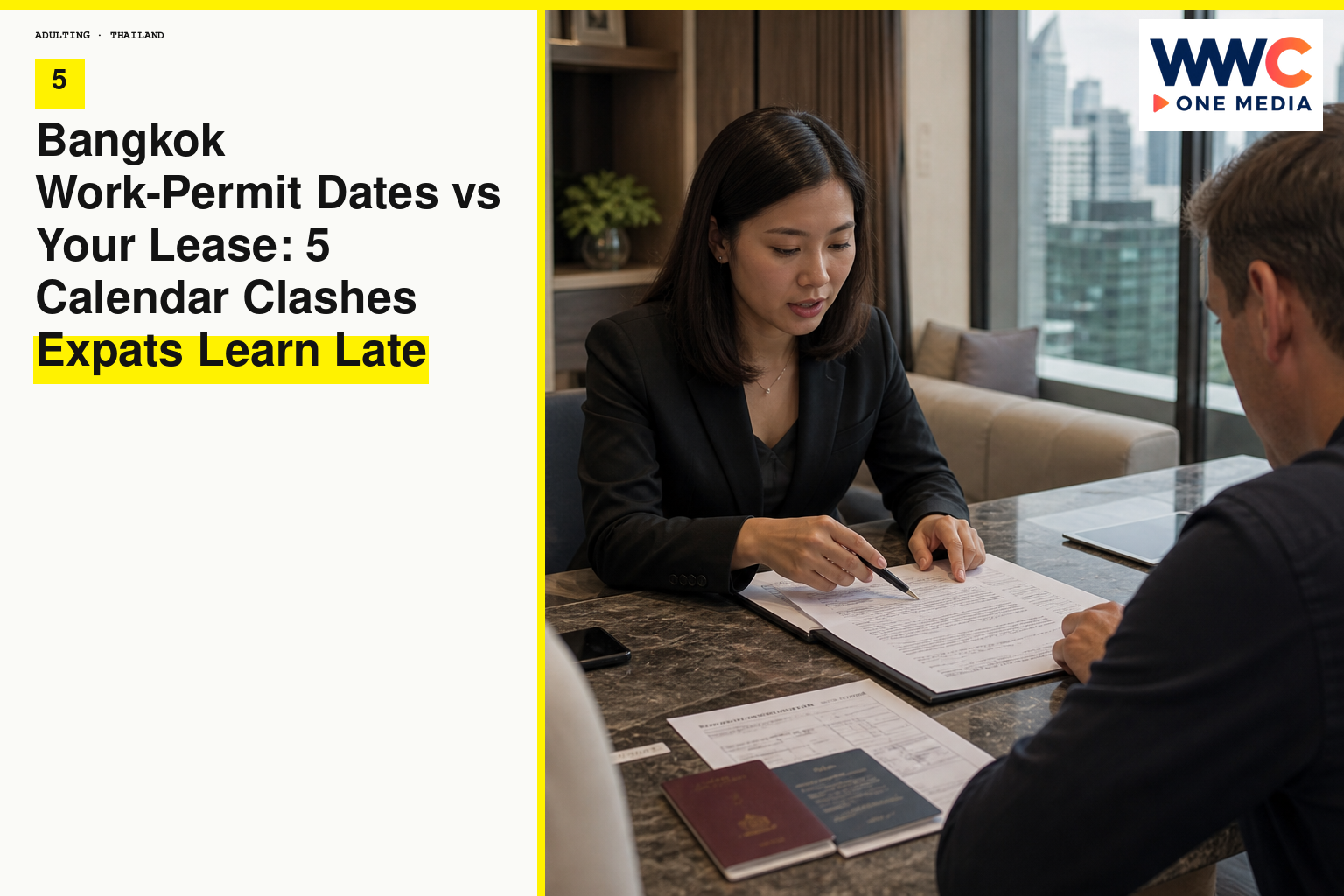 Bangkok Work-Permit Dates vs Your Lease: 5 Calendar Clashes Expats Learn Late