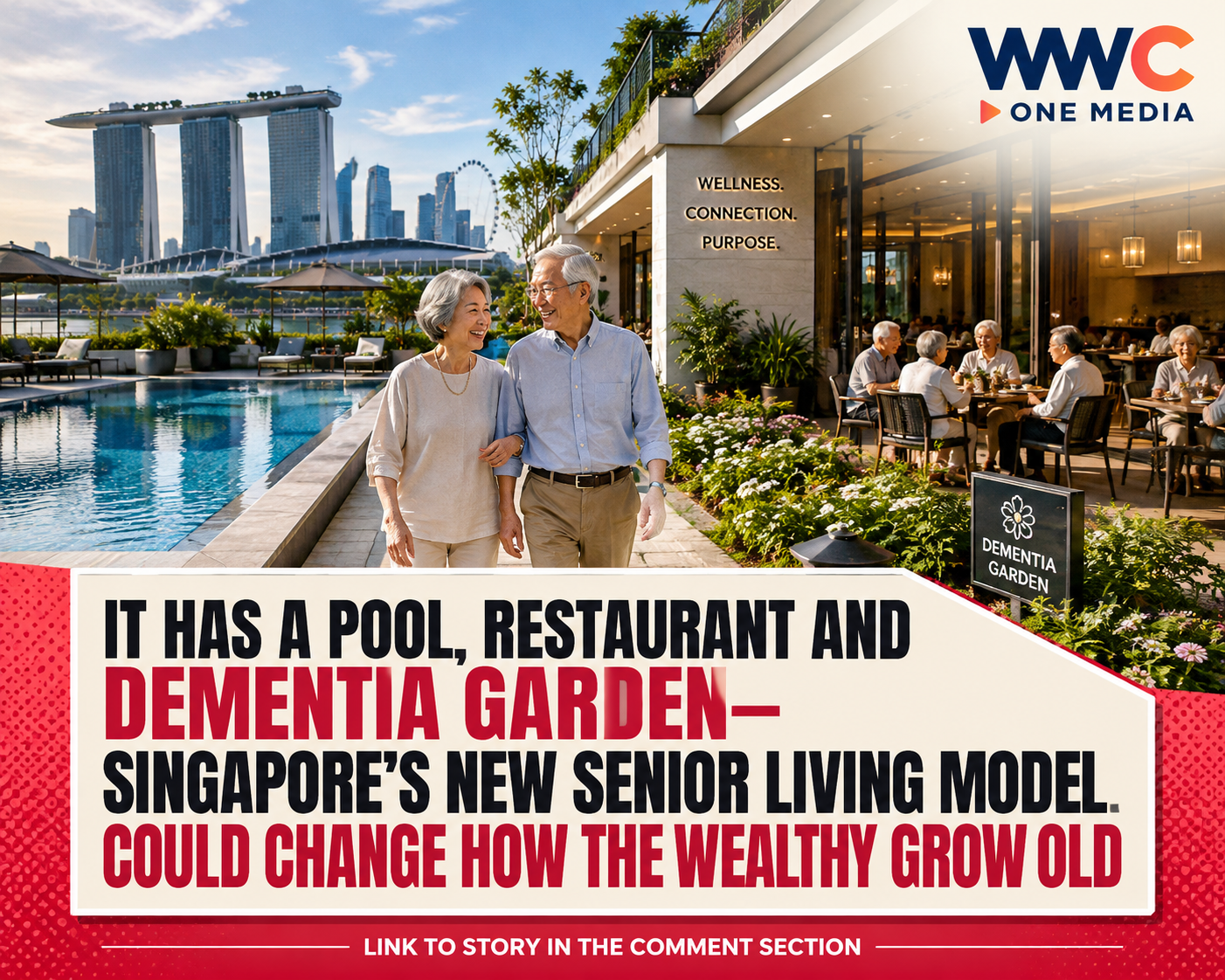 It Has a Pool, Restaurant and Dementia Garden—Singapore’s New Senior Living Model Could Change How the Wealthy Grow Old
