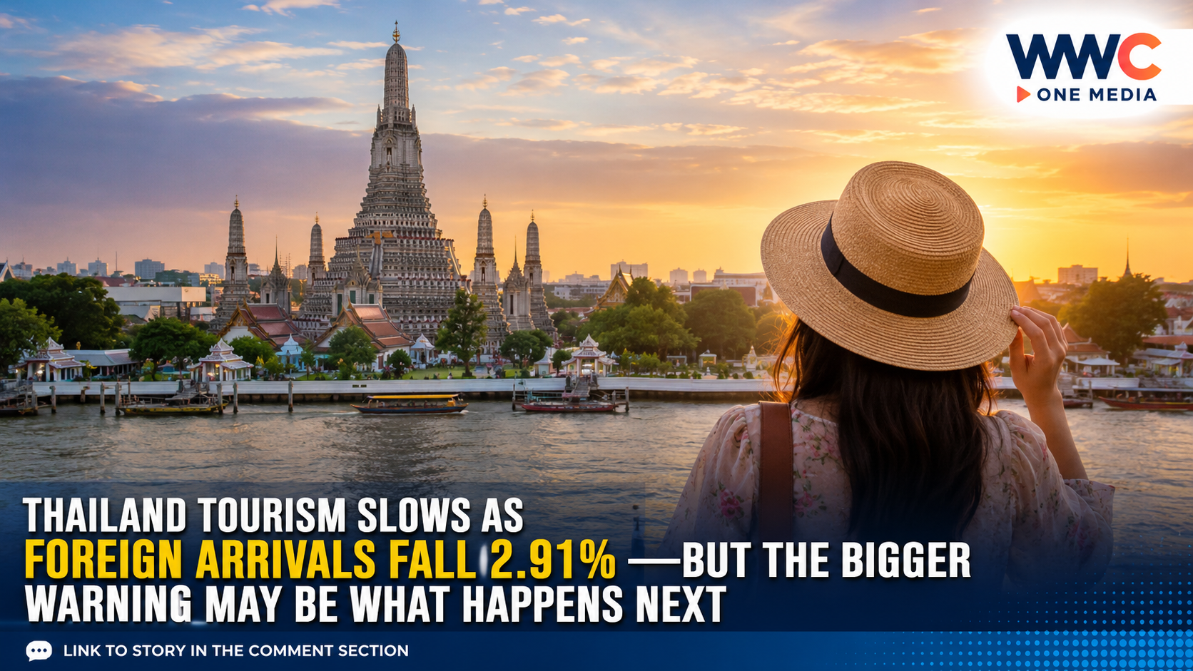 Thailand Tourism Slows as Foreign Arrivals Fall 2.91%—But the Bigger Warning May Be What Happens Next