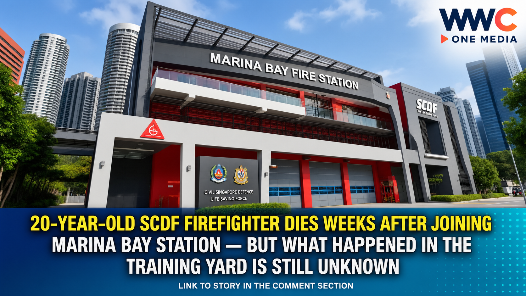 20-Year-Old SCDF Firefighter Dies Weeks After Joining Marina Bay Station — But What Happened in the Training Yard Is Still Unknown