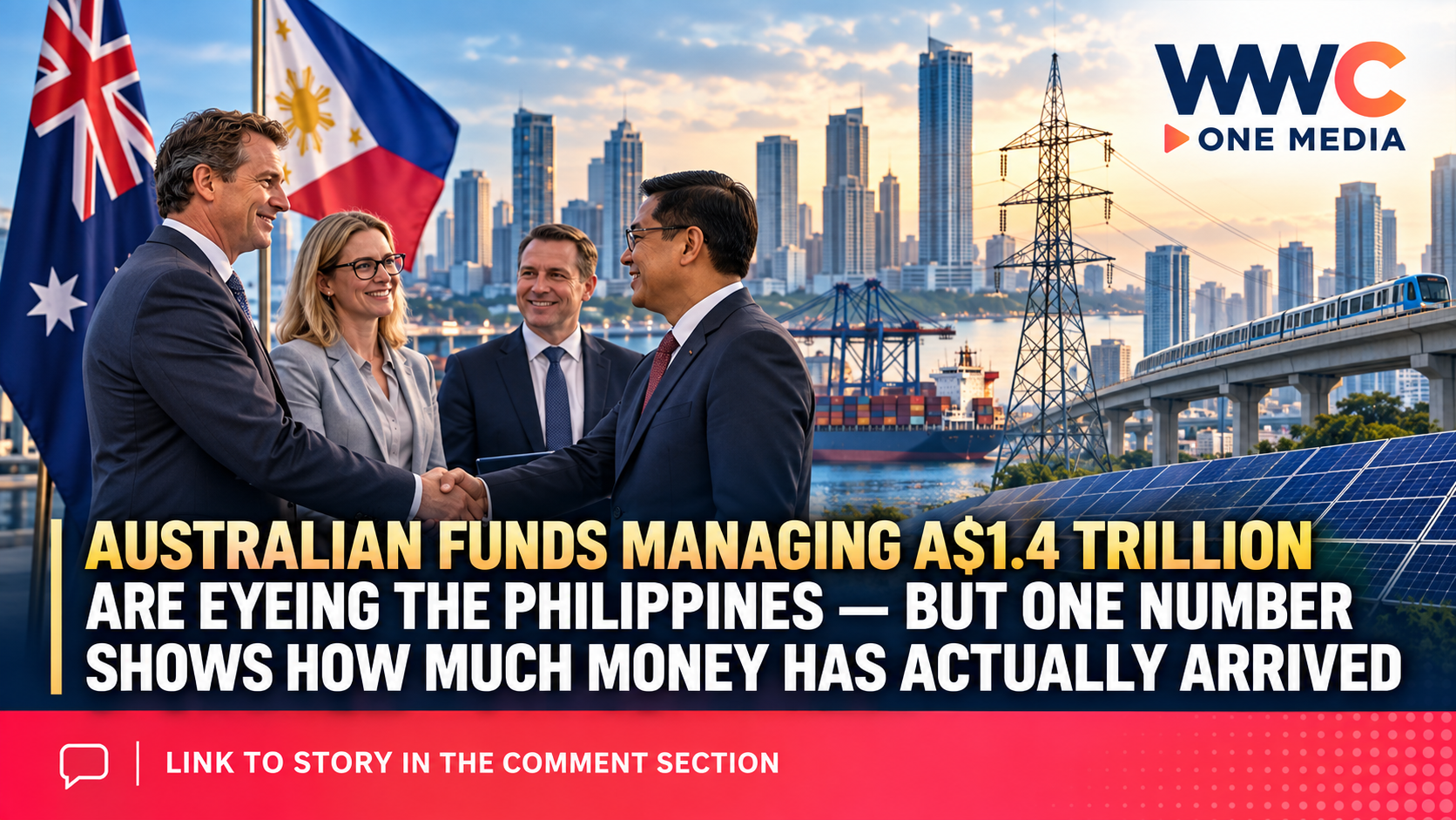Australian Funds Managing A$1.4 Trillion Are Eyeing the Philippines — But One Number Shows How Much Money Has Actually Arrived