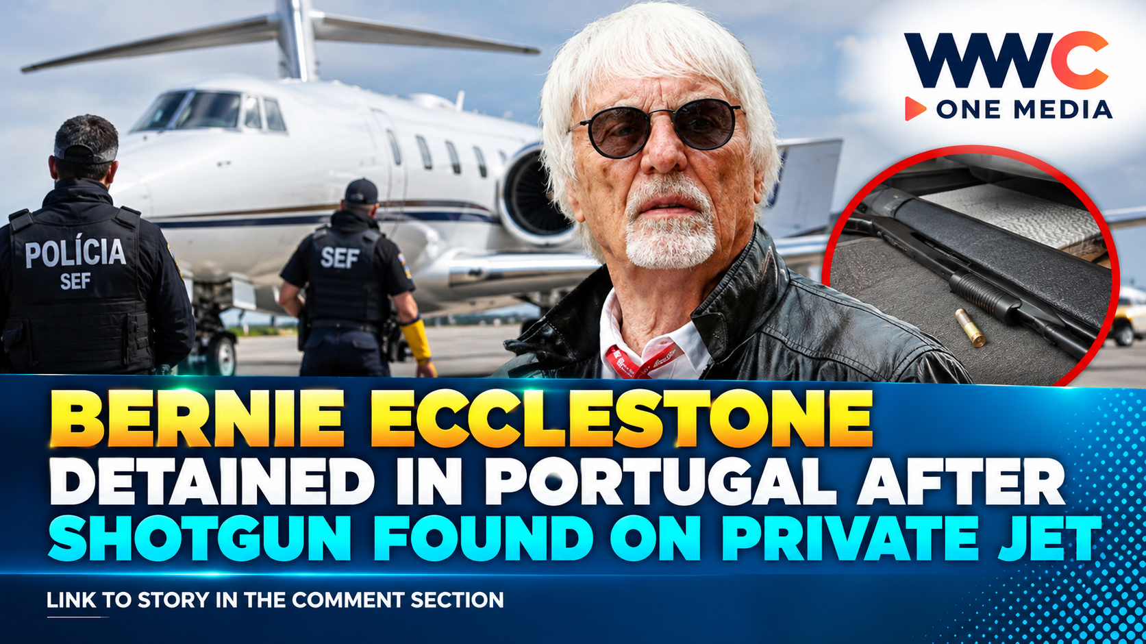 Bernie Ecclestone Detained in Portugal After Shotgun Found on Private Jet
