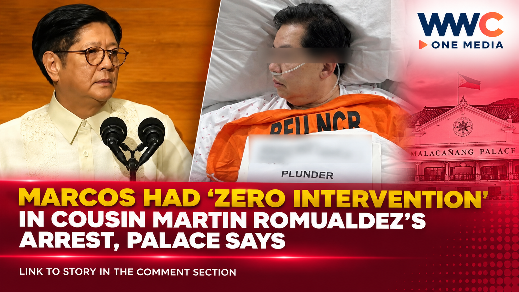 Marcos Had ‘Zero Intervention’ in Cousin Martin Romualdez’s Arrest, Palace Says