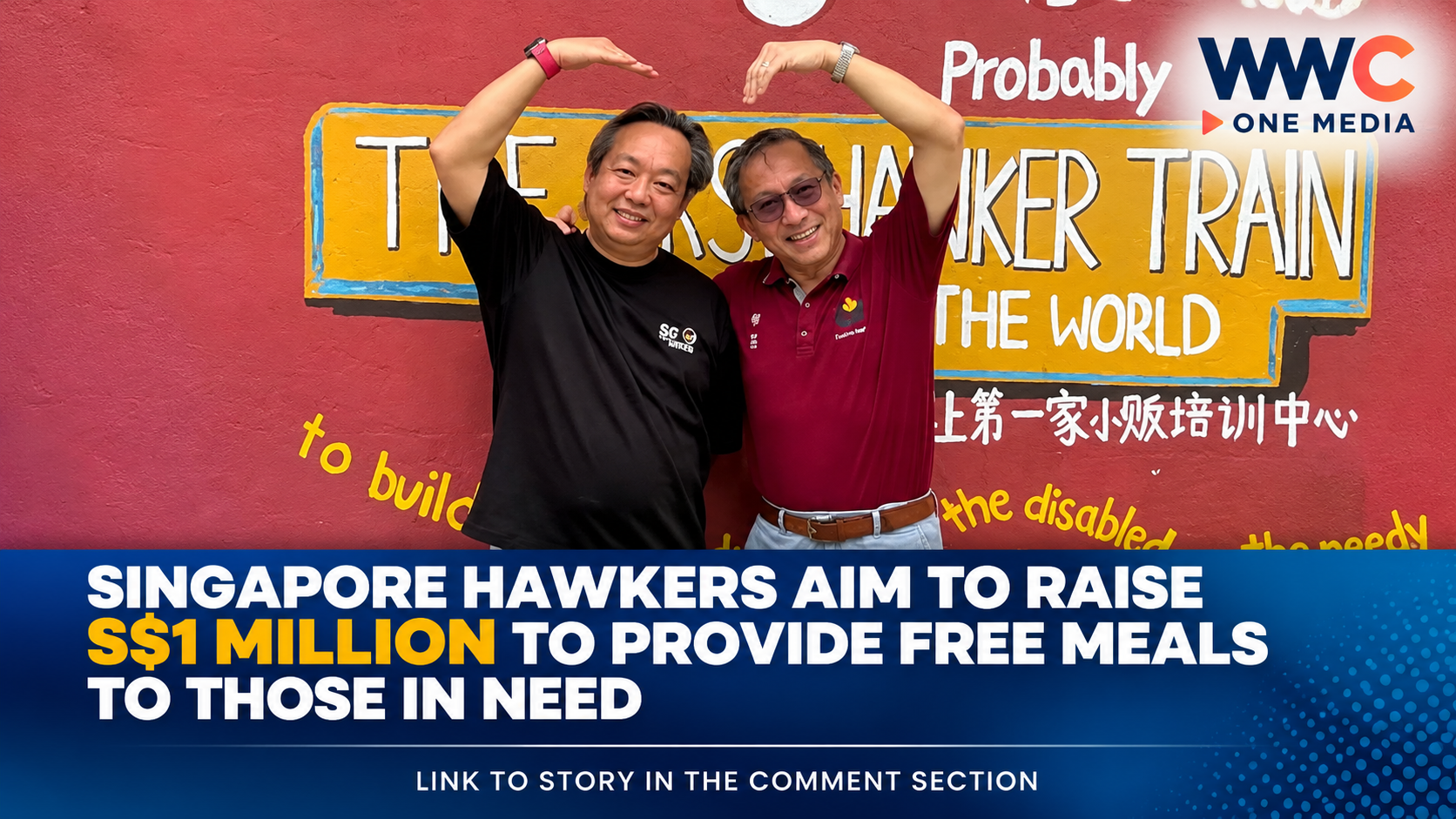 Singapore Hawkers Aim to Raise S$1 Million to Provide Free Meals to Those in Need