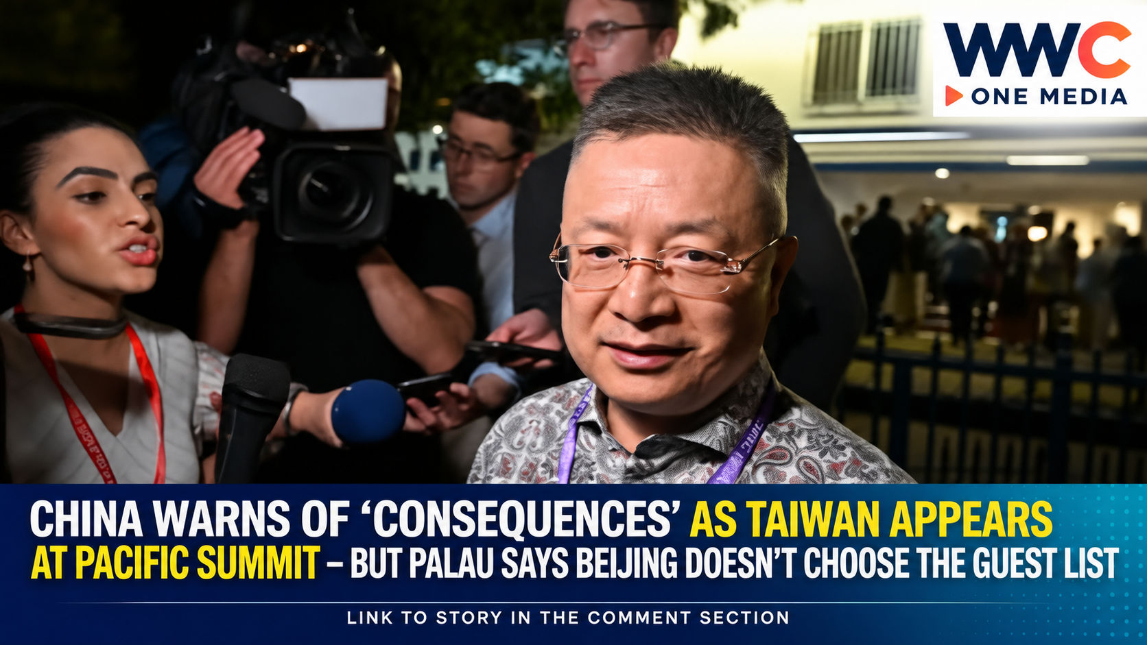 China Warns of ‘Consequences’ as Taiwan Appears at Pacific Summit — But Palau Says Beijing Doesn’t Choose the Guest List