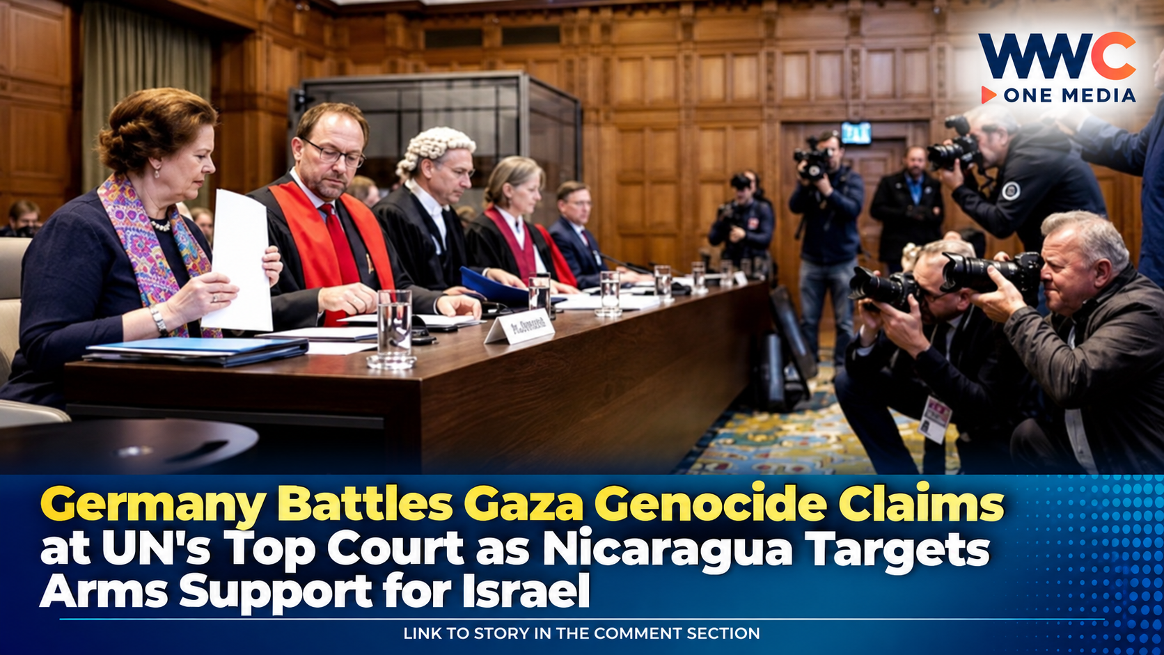 Germany Battles Gaza Genocide Claims at UN's Top Court as Nicaragua Targets Arms Support for Israel