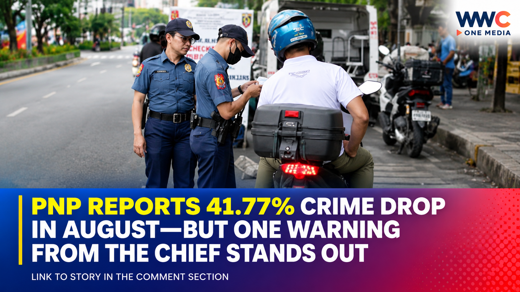 PNP Reports 41.77% Crime Drop in August—But One Warning From the Chief Stands Out