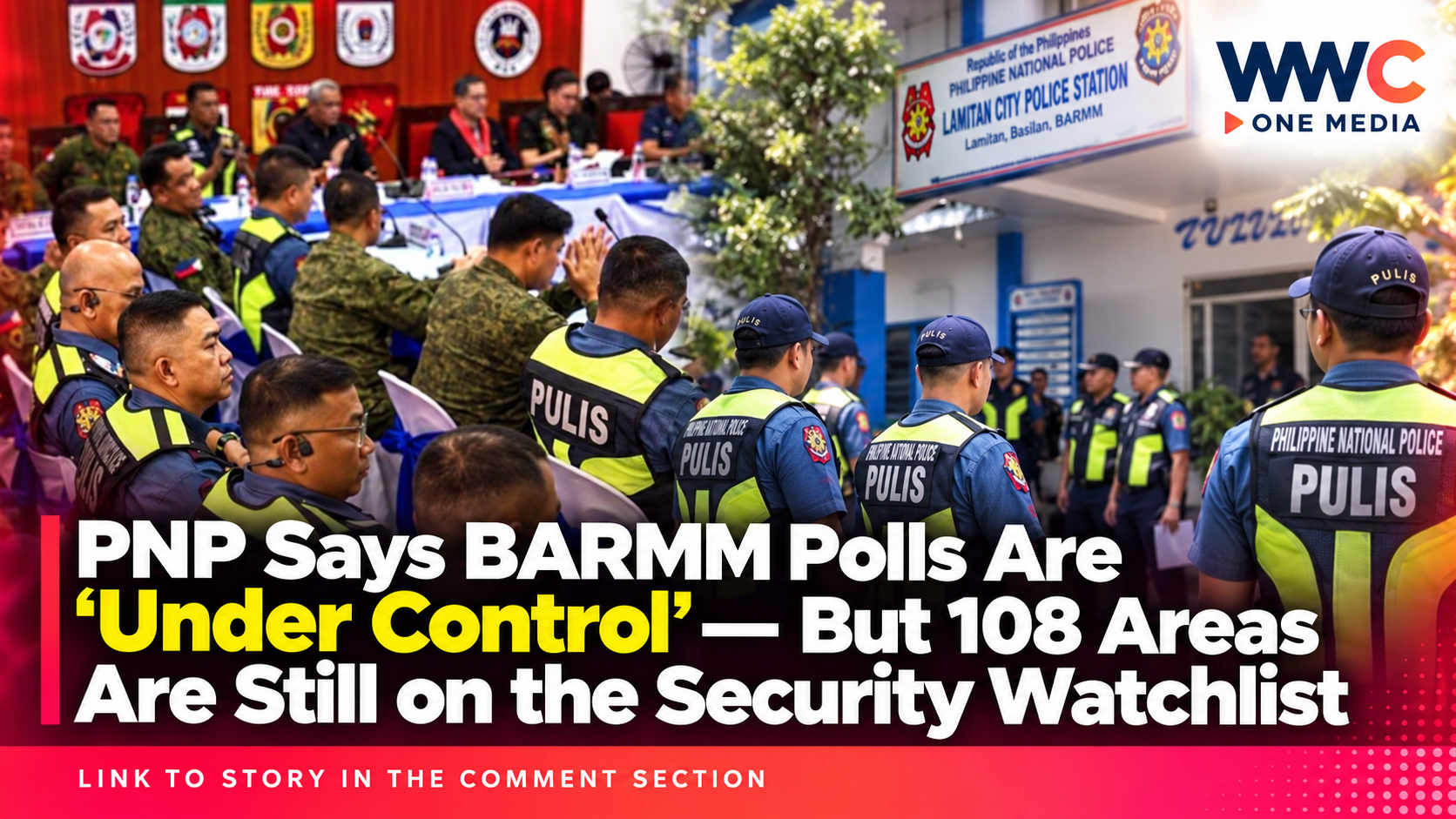 PNP Says BARMM Polls Are ‘Under Control’ — But 108 Areas Are Still on the Security Watchlist