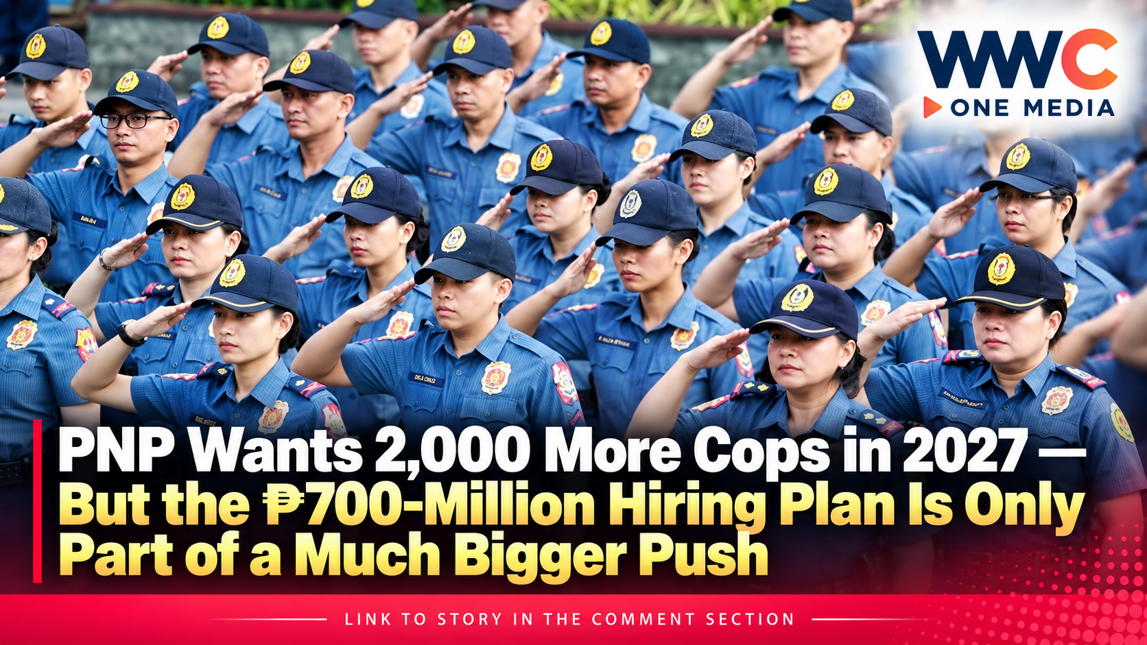 PNP Wants 2,000 More Cops in 2027 — But the ₱700-Million Hiring Plan Is Only Part of a Much Bigger Push
