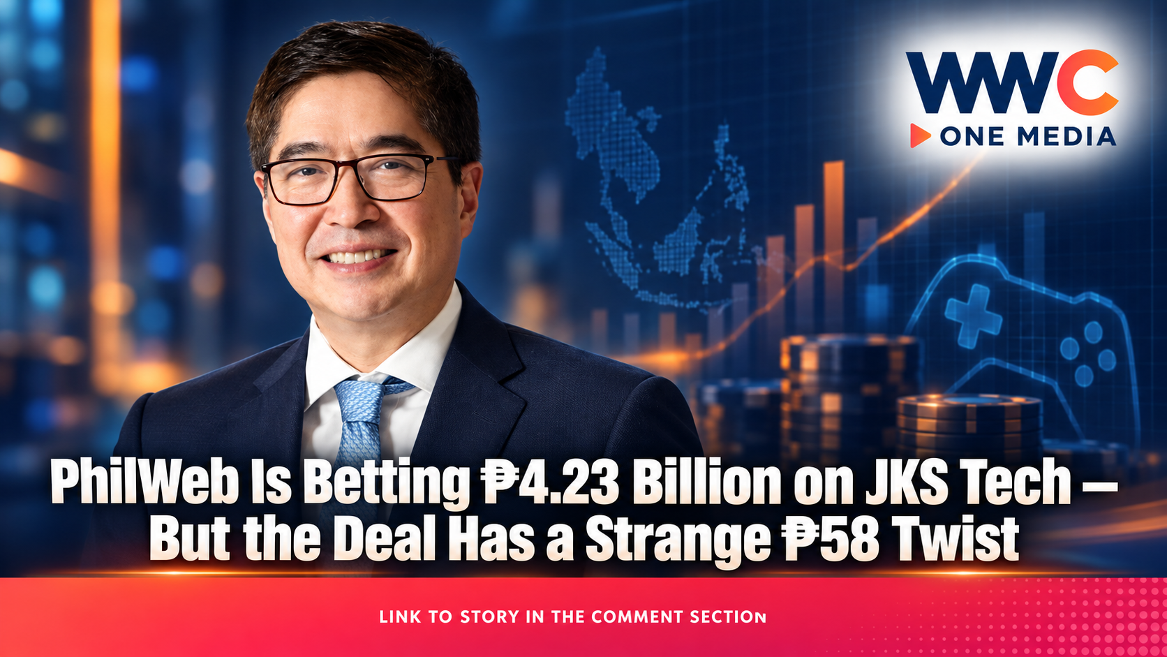 PhilWeb Is Betting ₱4.23 Billion on JKS Tech — But the Deal Has a Strange ₱58 Twist