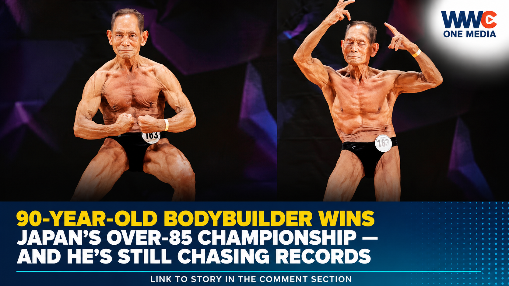 90-Year-Old Bodybuilder Wins Japan’s Over-85 Championship — And He’s Still Chasing Records