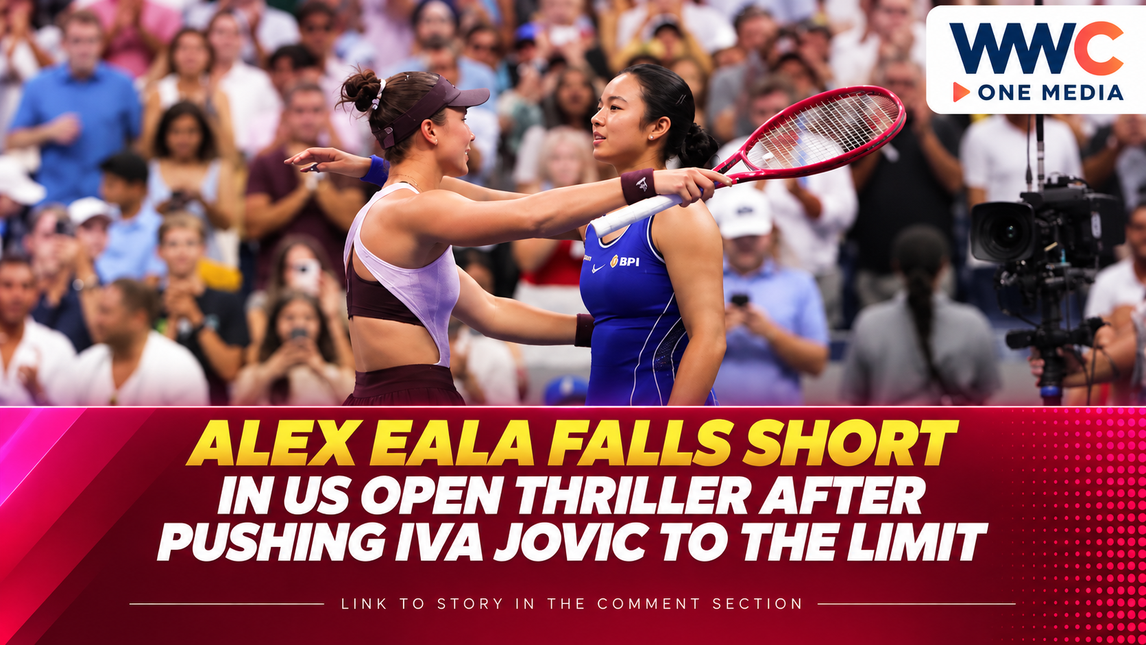 Alex Eala Falls Short in US Open Thriller After Pushing Iva Jovic to the Limit