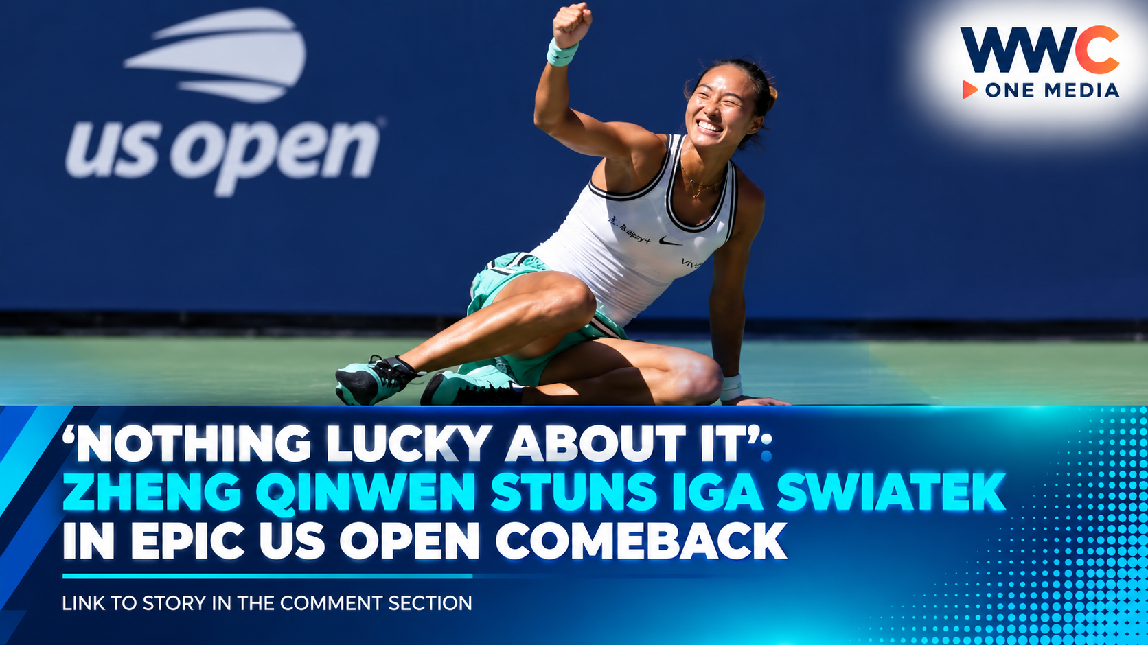 ‘Nothing Lucky About It’: Zheng Qinwen Stuns Iga Swiatek in Epic US Open Comeback