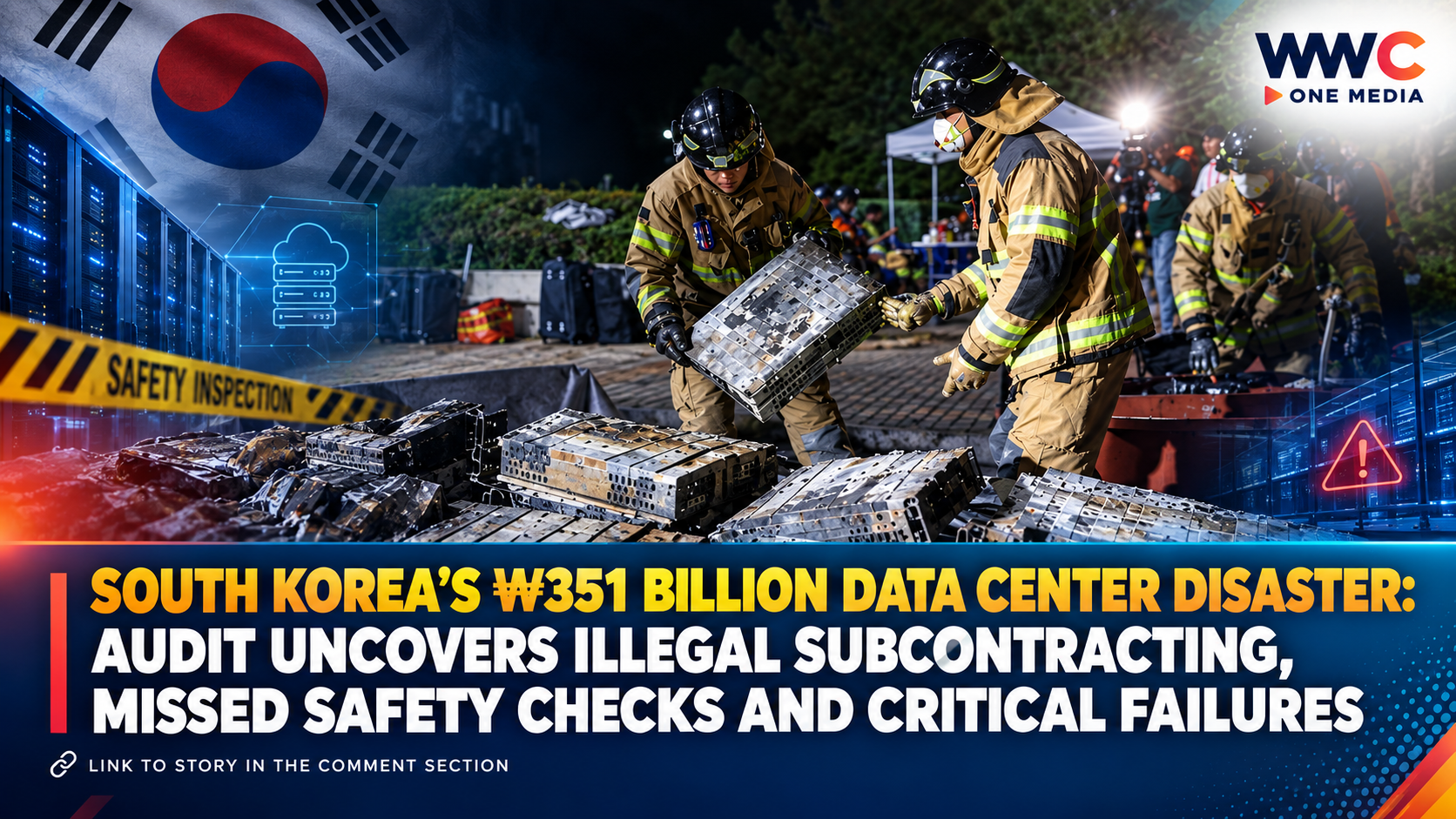 South Korea’s ₩351 Billion Data Center Disaster: Audit Uncovers Illegal Subcontracting, Missed Safety Checks and Critical Failures