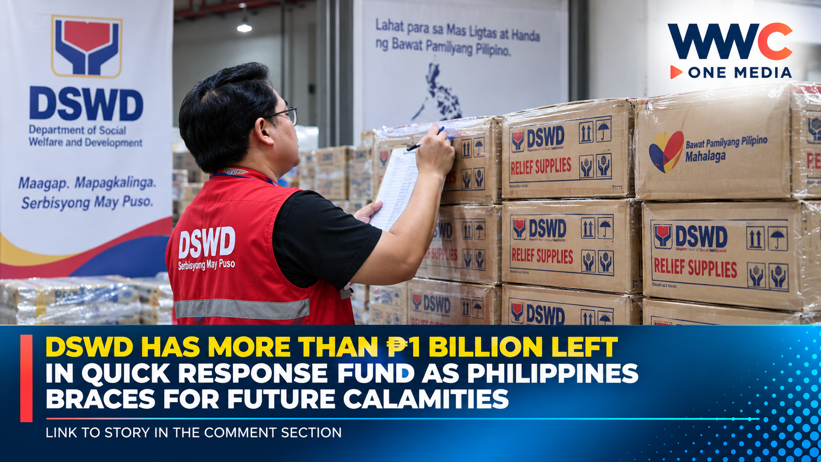 DSWD Has More Than ₱1 Billion Left in Quick Response Fund as Philippines Braces for Future Calamities