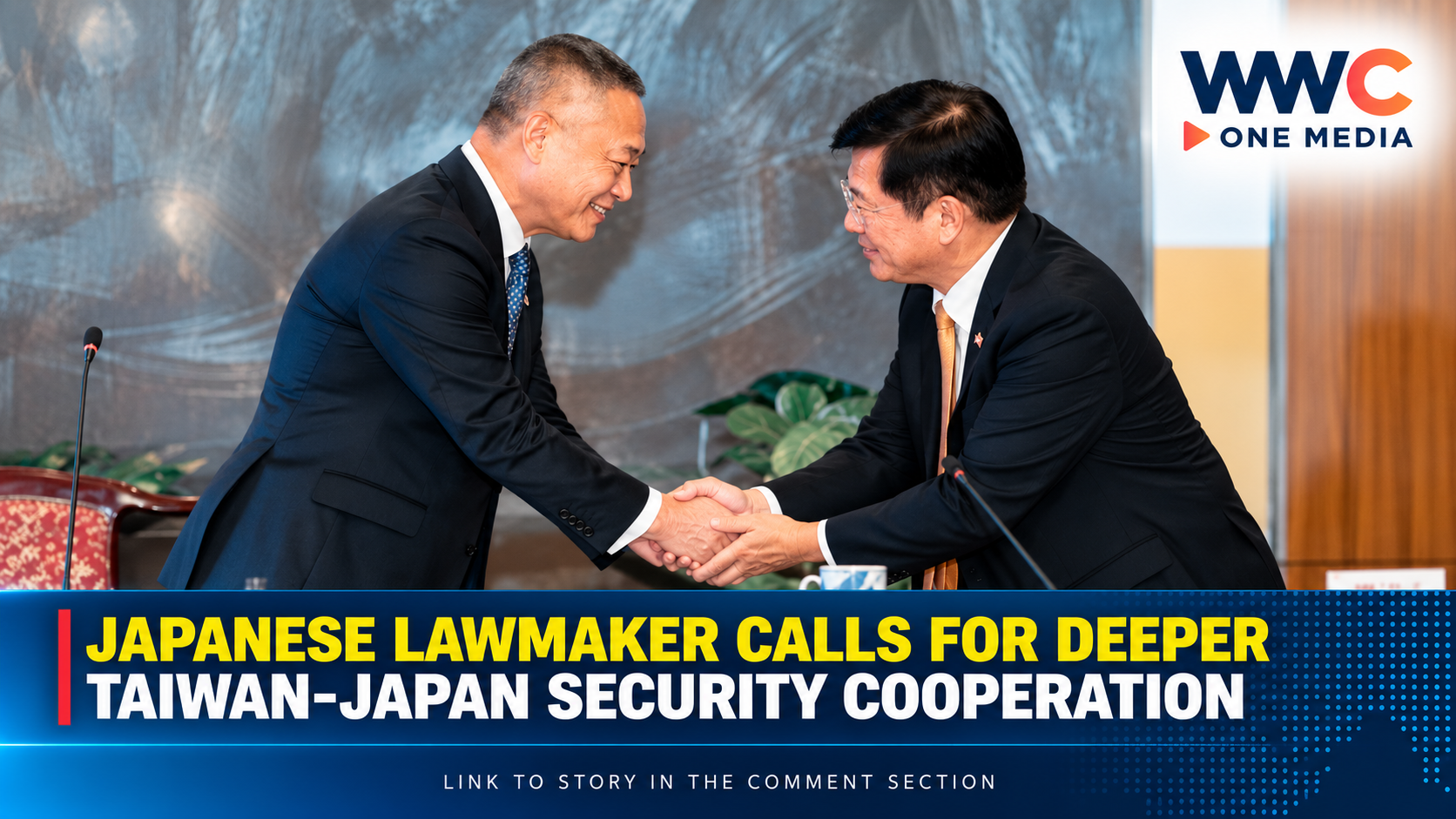 Japanese Lawmaker Calls for Deeper Taiwan-Japan Security Cooperation