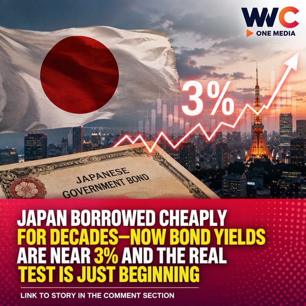 Japan Borrowed Cheaply for Decades—Now Bond Yields Are Near 3% and the Real Test Is Just Beginning